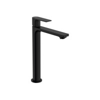 Змішувач Hansgrohe Rebris E 240 CoolStart для умивальника з д/к pop-up. Matt Black (72581670)