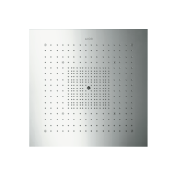 Верхній душ Axor ShowerHeaven 720х720 3jet, монтаж зі стелі (10625800) Stainless Steel