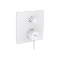 Змішувач Hansgrohe Finoris прихованого монтажу для ванни/душу, верхня частина Matt White (76415700)