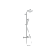 Душевая система Hansgrohe Crometta Showerpipe 160 1jet с термостатом, белый/хром (27264400)