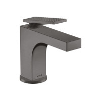 Смеситель Axor Citterio 90 Lever rhombic cut для раковины pop-up, Brushed Black Chrome 39001340