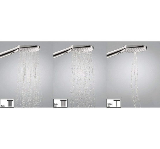 Душова система Hansgrohe Raindance Select E 360 1Jet з термостатом ShowerTablet White/Chrome (27288400)