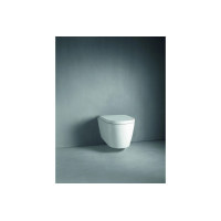 Сидение Duravit ME by Starck на унитаз с функцией SoftClosing, петли хромированные (0020092600) белый/белый матовый