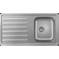 Кухонная мойка Hansgrohe S4111-F340 на столешницу 915х505 с сифоном (43340800) Stainless Steel