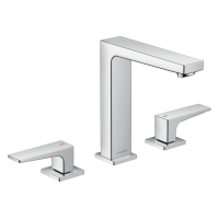 Змішувач Hansgrohe Metropol 160 для умивальника на 3 отвори Chrome (32515000)