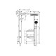 Душова система Hansgrohe Rainfinity Showerpipe 360 1jet Matt White (26842700)