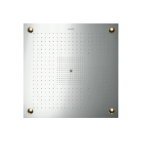 Верхній душ Axor ShowerHeaven 970х970 3jet з підсвіткою 2700 К, монтаж зі стелі (10623800) Stainless