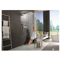 Верхний душ Hansgrohe Rainmaker Select 460 2jet с держателем, белый/хромированный (24005400)