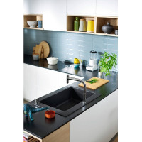 Кухонная мойка Hansgrohe S510-F660 77х51 Graphite Black (43313170)