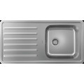 Кухонная мойка Hansgrohe S4111-F400 на столешницу 975х505 с сифоном (43341800) Stainless Steel