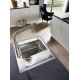 Кухонная мойка Hansgrohe S711-F450 на столешницу 1x35Ø 550х500 Stainless Steel (43301800)
