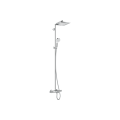 Душевая система Hansgrohe Crometta E Showerpipe 240 1jet для ванны с термостатом (27298000)
