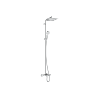Душова система Hansgrohe Crometta E Showerpipe 240 1jet для ванни з термостатом (27298000)