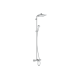Душова система Hansgrohe Crometta E Showerpipe 240 1jet для ванни з термостатом (27298000)