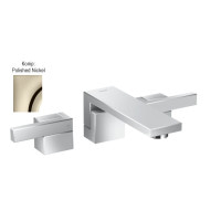 Смеситель Axor Edge 190 для раковины на 3 отв. со стены из push-open Polished Nickel 46060830