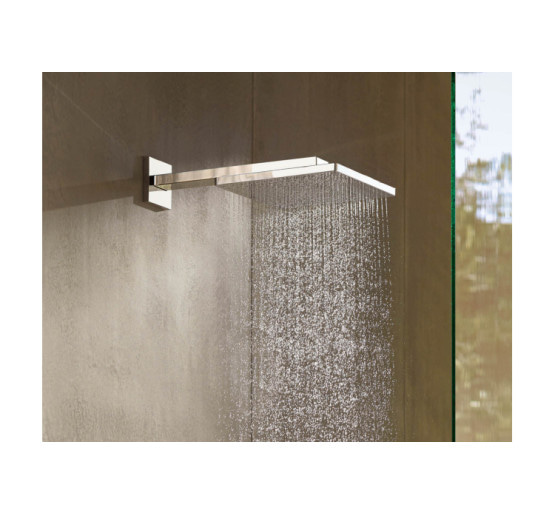 Верхній душ Hansgrohe Raindance Select E 300 1jet Air з тримачем 390 мм, Brushed Bronze (26238140)