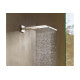 Верхній душ Hansgrohe Raindance Select E 300 1jet Air з тримачем 390 мм, Brushed Bronze (26238140)