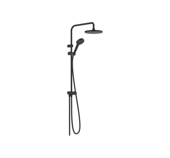 Душова система Hansgrohe Vernis Blend Showerpipe 200 1jet Reno Matt Black (26272670)
