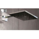 Верхний душ Hansgrohe Rainmaker Select 466х300 3jet хромированный/белый с кронштейном к стене (24007400)