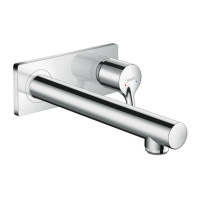 Змішувач Hansgrohe Talis S для раковини монтаж зі стіни 225 мм Chrome (72111000)