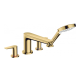 Смеситель Hansgrohe Talis E врезной на край ванны на 4 отверстия Polished Gold Optic (71748990)
