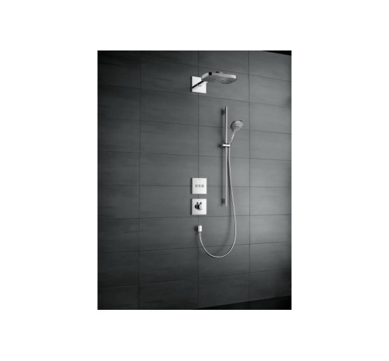 Верхній душ Hansgrohe Raindance Select E 300 3jet з тримачем хромованим (26468000)