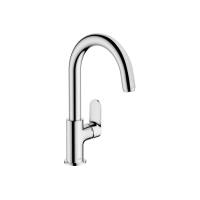 Смеситель Hansgrohe Vernis Blend 200 для умывальника с подвижным носиком и донным клапаном pop-up Chrome (71554000)