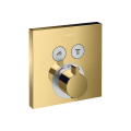 Термостат скрытого монтажа Hansgrohe ShowerSelect на 2 клавиши Polished Gold Optic (15763990)