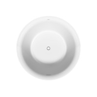 Ванна вільностояча акрилова Duravit WHITE TULIP Ø140 см на рамі з панеллю та сифоном (700470000000000)