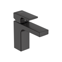 Смеситель Hansgrohe Vernis Shape 100 для умывальника с донным клапаном pop-up Matt Black (71561670)