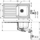 Кухонна мийка Hansgrohe S4113-F340 на стільницю 915х505 з сифоном automatic (43337800) Stainless Steel