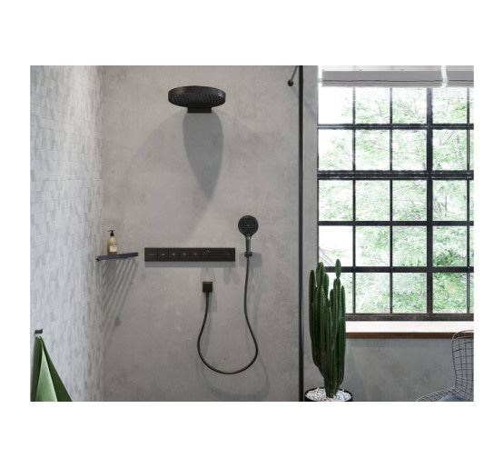 Ручной душ Hansgrohe Rainfinity 130 3jet EcoSmart Brushed Black Chrome (26865340)