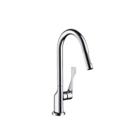 Смеситель Axor Citterio для кухни с вытяжной лейкой, цвет - сталь 39835800