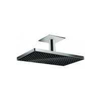 Верхній душ Hansgrohe Rainmaker Select 460 1jet з тримачем до стелі, Black/Chrome (24002600)