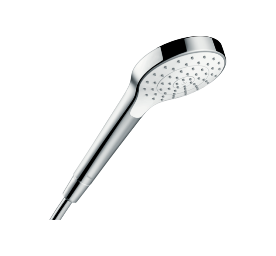 Ручной душ Hansgrohe Croma Select S 110 1jet EcoSmart белый/хромированный: 7л/мин (26806400)