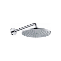 Верхній душ Hansgrohe Raindance S 300 1jet EcoSmart з тримачем 39 см (26601000)