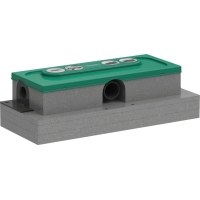 Прихована частина для каналів Hansgrohe uBox universal ø40 (01000180)
