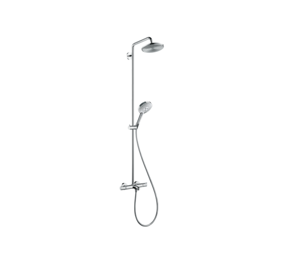 Душова система Hansgrohe Raindance S 240 1Jet з термостатом для ванни Showerpipe (27117000)