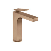 Змішувач Axor Citterio 160 Lever rhombic cut для раковини pop-up Brushed Red Gold 39071310