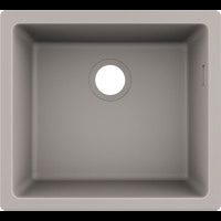 Кухонна мийка Hansgrohe S510-U450 під стільницю 500х450 Concretegrey (43431380)