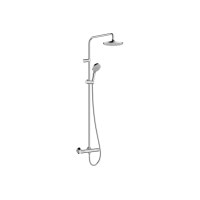 Душова система Hansgrohe Vernis Blend Showerpipe 200 1jet EcoSmart з термостатом Chrome (26089000)