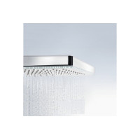 Верхний душ Hansgrohe Rainmaker Select 460 1jet с держателем к потолку, белый/хром (24002400)