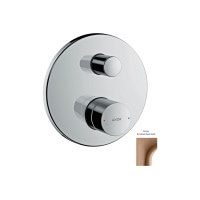 Змішувач Axor Uno прихованого монтажу для ванни/душу, ручка Zero, колір Brushed Red Gold (45405310)