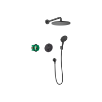 Душ. комплект Hansgrohe Croma S 280 1jet Ecostat S 8 в1 (27961670) Matt Black