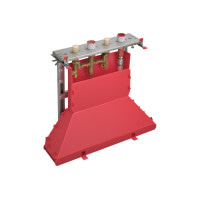 Прихована частина для змішувача на ванну Axor 4 отвори з монтажем на плитку (15481180)