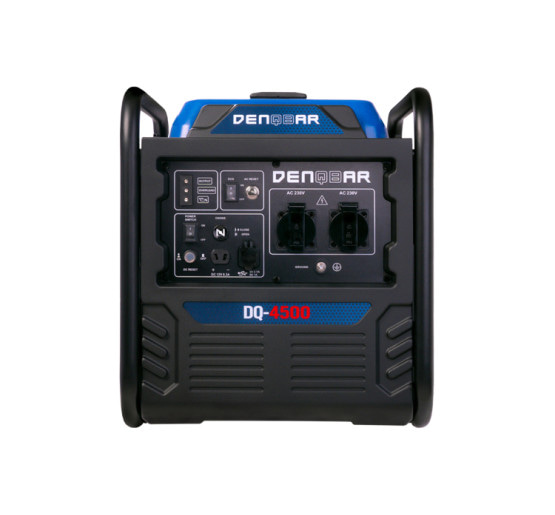 Генератор DENQBAR DQ-4500 инверторный, бензиновый, ручной старт, max 4.5 кВт