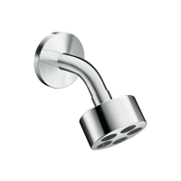 Верхний душ Axor One 75 1jet EcoSmart со стеновым кронштейном Chrome (48490000)