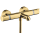 Смеситель Hansgrohe с термостатом для ванны Ecostat Comfort Polished Gold Optic (13114990)