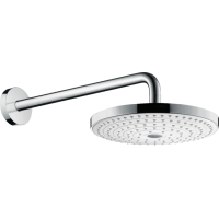 Верхній душ Hansgrohe Raindance Select S 240 2jet Air з тримачем білий хромований (26466400)