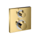 Термостат прихованого монтажу Hansgrohe Ecostat Square запірно-перемикаючий двохрежимний (15714990) Polished Gold